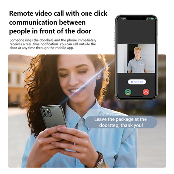 Ασύρματο βιντεοθυροτηλέφωνο X6A — βίντεο θυροτηλέφωνο, απομακρυσμένη επιτήρηση, εικόνα υψηλής ανάλυσης, νυχτερινή όραση, αυτόματη λήψη