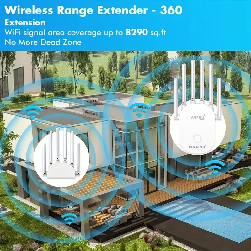 Lv-ax26 Bevielis kartotuvas, 802.11ac, Gigabit greitis, 300 m diapazonas