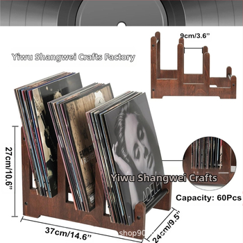 Ξύλινο ράφι αποθήκευσης γραφείου για περιοδικά, επιστολές, επαγγελματικές κάρτες και έγγραφα — τρισδιάστατος σχεδιασμός (Sw-25062701) Still in position