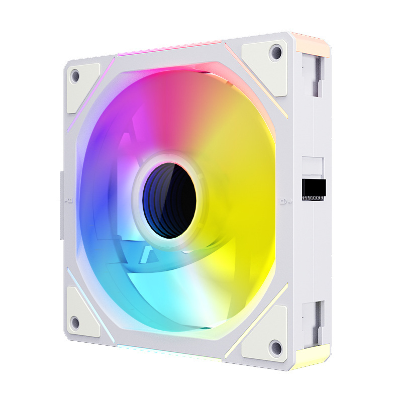 JM-1 ARGB ασύρματος ανεμιστήρας για κουτί υπολογιστή, με αντίστροφες λεπίδες και ARGB φωτισμό
