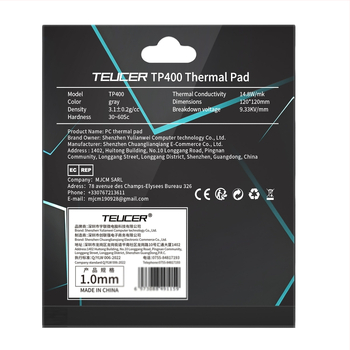 TEUCER/Zero Family GPU θερμική σιλικόνη επένδυση – υλικό σιλικόνης, υψηλή αντοχή στη φλόγα, παραμετροποιήσιμη επεξεργασία, διατίθεται ιδιωτική ετικέτα