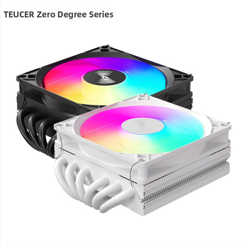 CPU охладител с термопровод ARGB, тих down-draft вентилатор, съвместим с 2011/1700/AM5 сокети