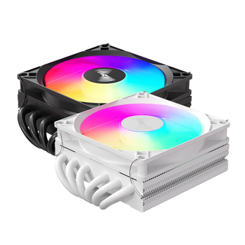 CPU охладител с термопровод ARGB, тих down-draft вентилатор, съвместим с 2011/1700/AM5 сокети