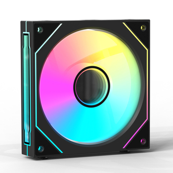 Ανεμιστήρας κιβωτίου PC με ARGB φωτισμό (5V 3-pin), υδραυλικό ρουλεμάν, 1800 RPM, θόρυβος 30 dB, ABS περίβλημα