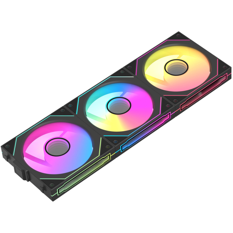 Ανεμιστήρας κιβωτίου PC με ARGB φωτισμό (5V 3-pin), υδραυλικό ρουλεμάν, 1800 RPM, θόρυβος 30 dB, ABS περίβλημα