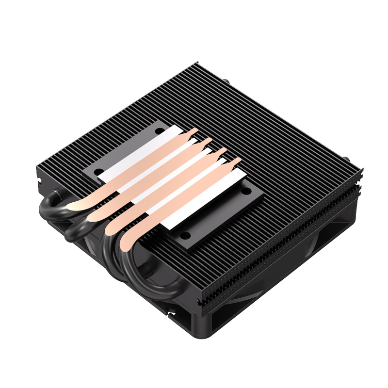 CPU охладител TE37-4 с термопроводна тръба, насочване надолу, безшумен