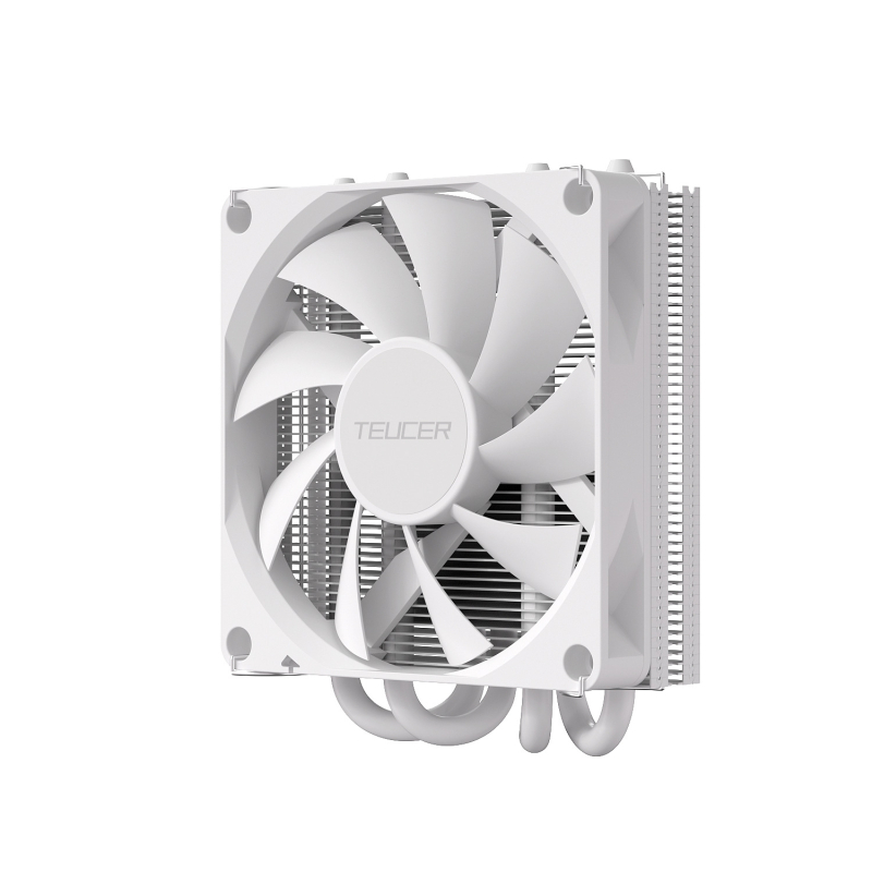 CPU охладител TE37-4 с термопроводна тръба, насочване надолу, безшумен