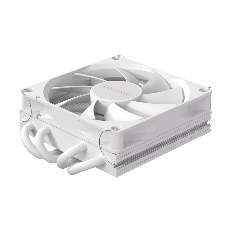 CPU охладител TE37-4 с термопроводна тръба, насочване надолу, безшумен