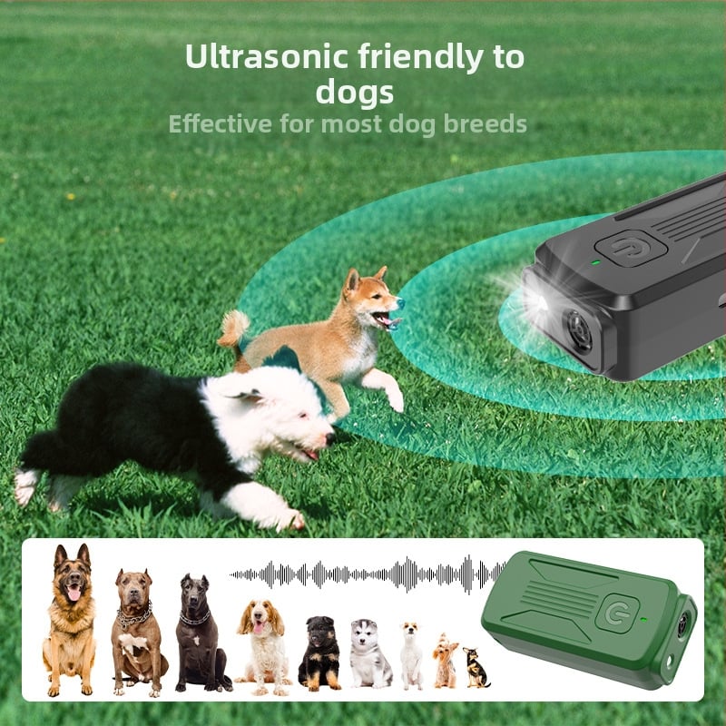 Υπερηχητικό αποτρεπτικό γαβγίσματος για σκύλους, φορητό, μοντέλο K26, υλικό πλαστικό