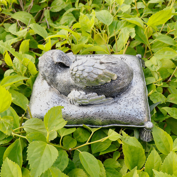 Паметник за домашни любимци от смола – гравиран надпис, пасторален стил, лазерно отпечатано смолено изделие