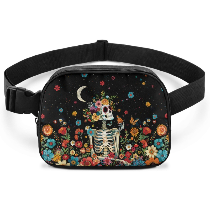 FORUDESIGNS Chest Bag, Street Trend stils, Poliesteris, Rāvējslēdzējs, Vasarā 2025