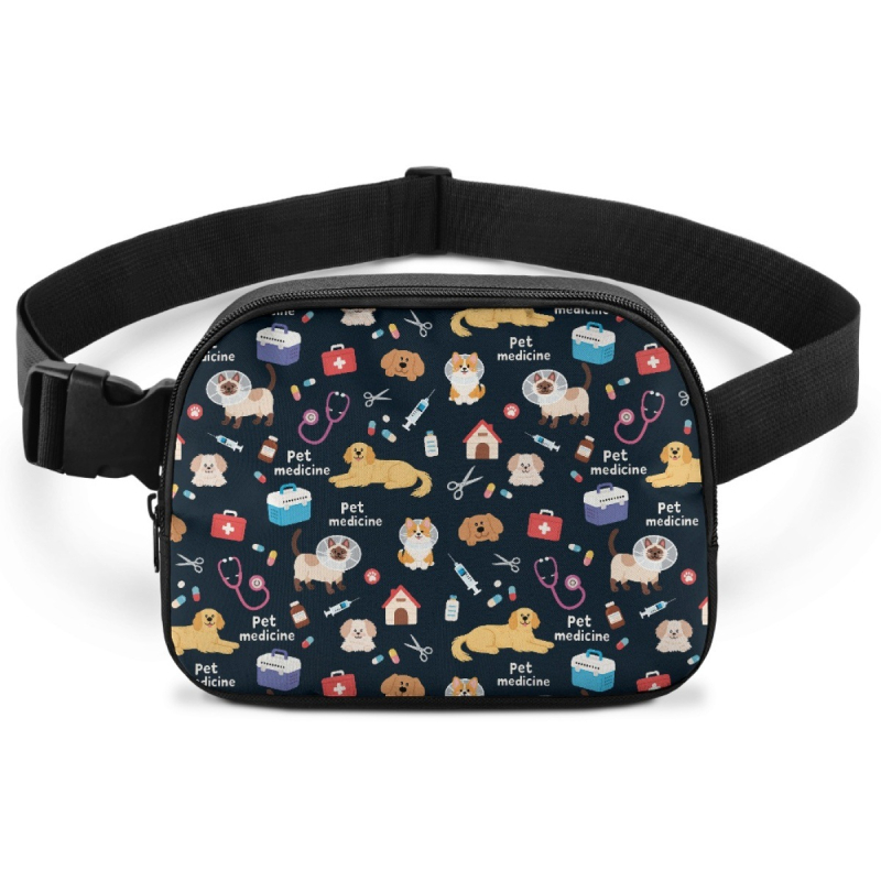 FORUDESIGNS Chest Bag, Street Trend stils, Poliesteris, Rāvējslēdzējs, Vasarā 2025