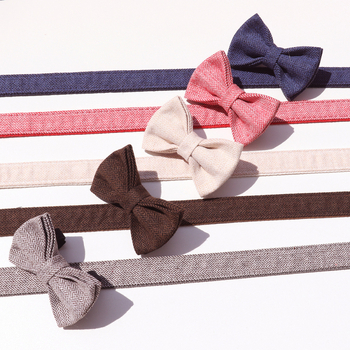 Šunų antkaklis su kaspinu, reguliuojamas dirželis, išgraviruojamas, švelnus kaklui, metalinė sagtis nuo praradimo