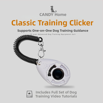 Šunų treniravimo rinkinys su klikeriu ir juostiniu krepšiu – Treniruoklių įranga (Medžiaga: Kitas; Prekės ženklas: Kitas; Produkto kategorija: Slidus plokšči)