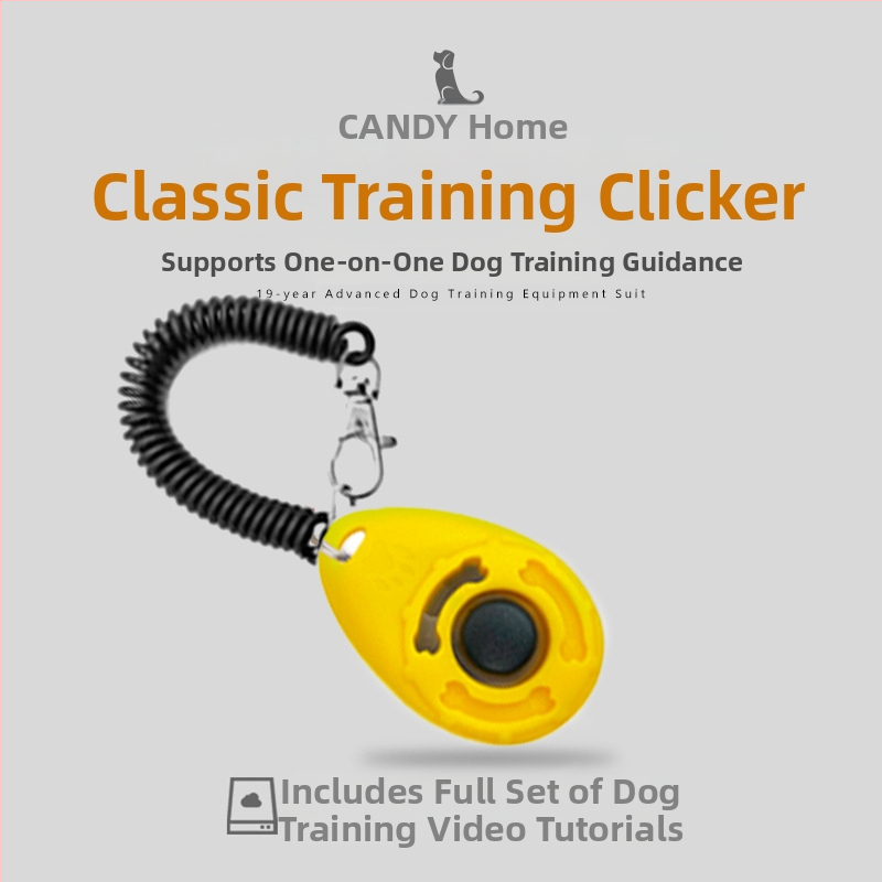 Šunų treniravimo rinkinys su klikeriu ir juostiniu krepšiu – Treniruoklių įranga (Medžiaga: Kitas; Prekės ženklas: Kitas; Produkto kategorija: Slidus plokšči)