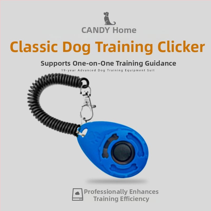 Šunų treniravimo rinkinys su klikeriu ir juostiniu krepšiu – Treniruoklių įranga (Medžiaga: Kitas; Prekės ženklas: Kitas; Produkto kategorija: Slidus plokšči)