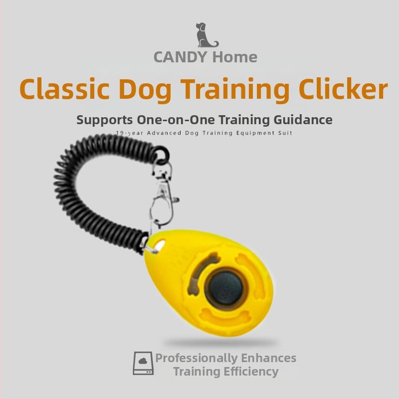 Šunų treniravimo rinkinys su klikeriu ir juostiniu krepšiu – Treniruoklių įranga (Medžiaga: Kitas; Prekės ženklas: Kitas; Produkto kategorija: Slidus plokšči)