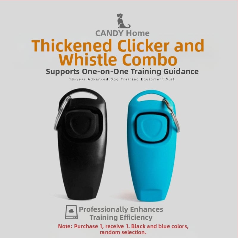 Šunų treniravimo rinkinys su klikeriu ir juostiniu krepšiu – Treniruoklių įranga (Medžiaga: Kitas; Prekės ženklas: Kitas; Produkto kategorija: Slidus plokšči)