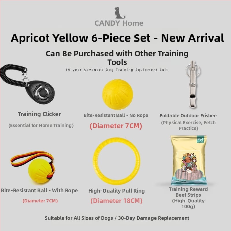 Šunų treniravimo rinkinys su klikeriu ir juostiniu krepšiu – Treniruoklių įranga (Medžiaga: Kitas; Prekės ženklas: Kitas; Produkto kategorija: Slidus plokšči)