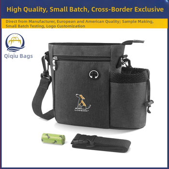 Portatīvā suņu barošanas un apmācību soma, Oxford audums, liela ietilpība, vienkrāsaina, mīksta konstrukcija