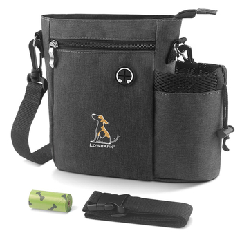 Φορητή μικρή τσάντα για τροφή και εκπαίδευση κατοικίδιου σκύλου, Oxford ύφασμα, μεγάλη χωρητικότητα, μονόχρωμη, μαλακή κατασκευή