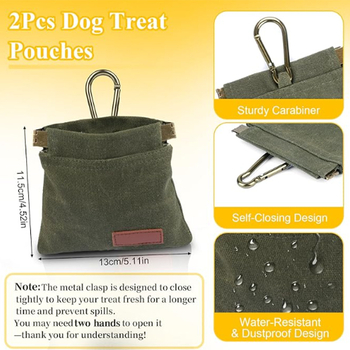 Suņu apmācības našķu soma un suņa barības uzglabāšanas soma, vaskots audums, ūdensnecaurlaidīga, ietilpība 50, zīmols You Weite