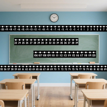 Διακοσμητικό αυτοκόλλητο περιγράμματος πίνακα για αίθουσα διδασκαλίας, χαρτί Copperplate με ξηρή κόλλα, ακανόνιστος σχήματος, βάση Glassine, 0.1 mm πάχος