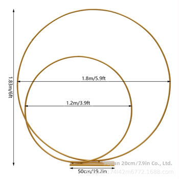 Εργαλεία διακόσμήσης χώρου – μεταλλικά κατασκευαστικά στοιχεία, ευρωπαϊκό στυλ, για γενέθλια, κωδ. W001