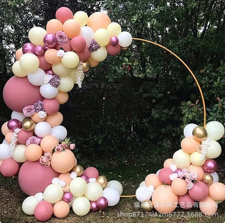 Helyszíni dekorációs eszközök – vasból készült, európai stílus, születésnapi rendezvényre, kód W001