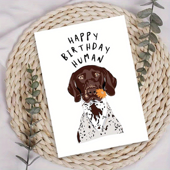 Κάρτα ευχών Zff-38(xf) - Υλικό Jammed, Τεχνική εκτύπωσης, Φρέσκο και απλό στυλ, Κατάλληλη για γάμο, γενέθλια και Χριστούγεννα