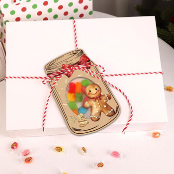 Vaikams skirtos Kalėdų atvirukai su Mason Jar dizainu — Popierius, Ziplock pakuotė, Prekės ženklas Yashengda, Kodo Ysd-20250625