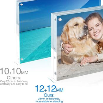 Skaidrus akrilo nuotraukų rėmelis, nepriklausomas dvipusis magnetinis rėmas stalinei dekoracijai (Medžiaga: akrilas; Spauda: silkscreen; Pritaikymas: amatai; Ženklas: Yuyang; Kilmė: Dongguan)