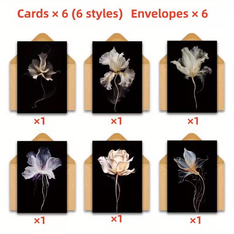 Поздравителна картичка с флорален дизайн – подаръчна картичка от картон, печатна изработка, подходяща за сватби и рождени дни