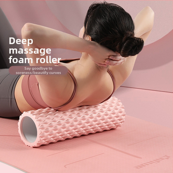 Amyup EVA κύλινδρος γιόγκα με σχήμα σταγόνας νερού, κενό εσωτερικό και μασάζ με δοντάκια λύκου