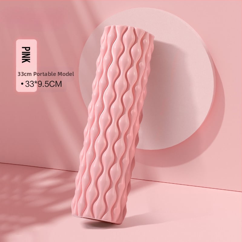 Amyup EVA κύλινδρος γιόγκα με σχήμα σταγόνας νερού, κενό εσωτερικό και μασάζ με δοντάκια λύκου