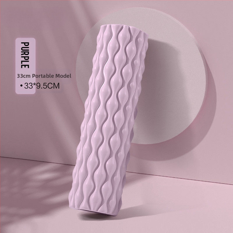 Amyup EVA κύλινδρος γιόγκα με σχήμα σταγόνας νερού, κενό εσωτερικό και μασάζ με δοντάκια λύκου