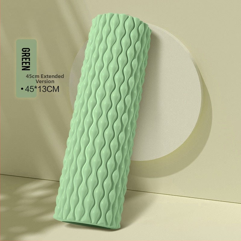 Amyup EVA κύλινδρος γιόγκα με σχήμα σταγόνας νερού, κενό εσωτερικό και μασάζ με δοντάκια λύκου