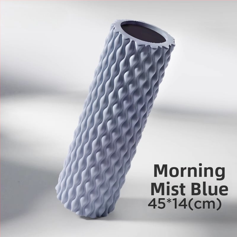 Amyup EVA κύλινδρος γιόγκα με σχήμα σταγόνας νερού, κενό εσωτερικό και μασάζ με δοντάκια λύκου