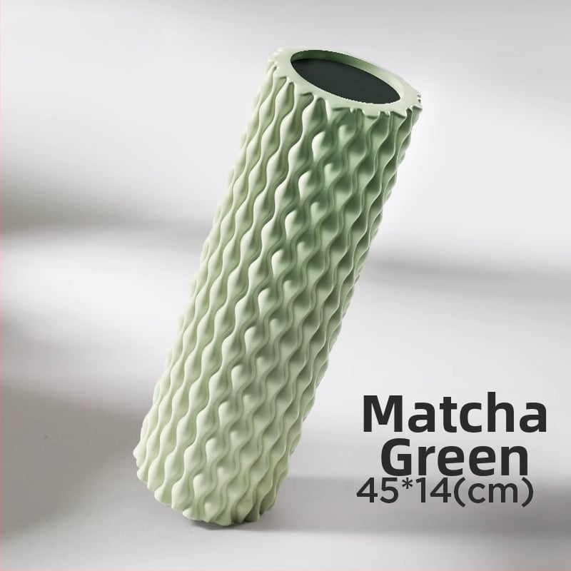 Amyup EVA κύλινδρος γιόγκα με σχήμα σταγόνας νερού, κενό εσωτερικό και μασάζ με δοντάκια λύκου