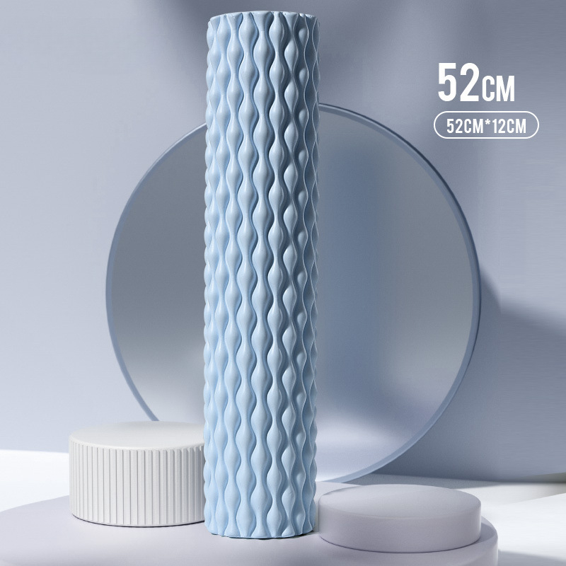 Amyup EVA κύλινδρος γιόγκα με σχήμα σταγόνας νερού, κενό εσωτερικό και μασάζ με δοντάκια λύκου