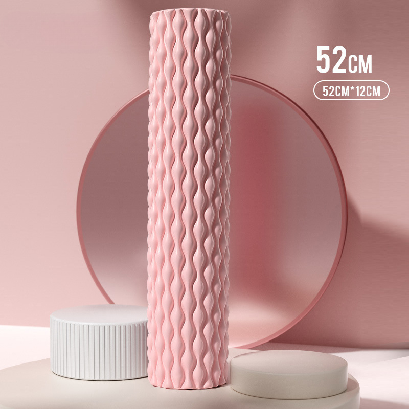 Amyup EVA κύλινδρος γιόγκα με σχήμα σταγόνας νερού, κενό εσωτερικό και μασάζ με δοντάκια λύκου