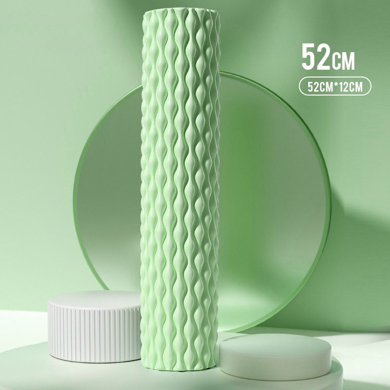 Amyup EVA κύλινδρος γιόγκα με σχήμα σταγόνας νερού, κενό εσωτερικό και μασάζ με δοντάκια λύκου