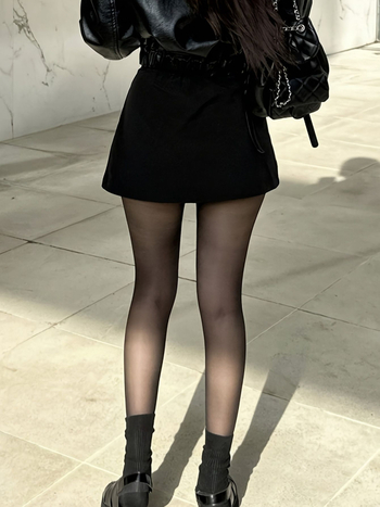 Φούστα με σχίσιμο, στυλ ημι-σωματικό, πολυεστέρας, κολλάζ/ράφή, 95%+ περιεκτικότητα σε πολυεστέρα, Καλοκαίρι 2025