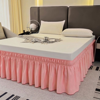 Lova uždangalas su elastine kraštine ir gėlių puoštas kraštas, raštas 69850, audinys Yarn-Dyed, reagtyvus dažymas, prekės kodas 1005054682