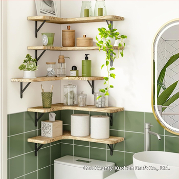 Ράφι αποθήκευσης από ξύλο τοίχου - πολυχρηστικό, μονοεπίπεδο, για κουζίνα και γραφείο, εγκατάσταση με βίδες