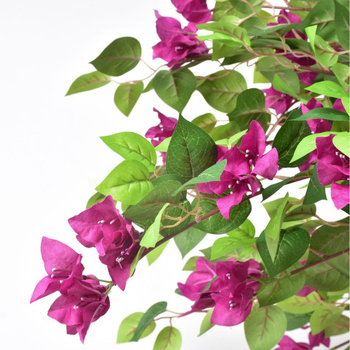 Τεχνητά Bougainvillea και Hydrangea – κρεμαστή διακόσμηση τοίχου για γάμους, με πλαστικό, μεταξωτά άνθη και απαλό PVC; Στυλ, εκτύπωση οθόνης; Φωτογραφικά props, οικιακή διακόσμηση