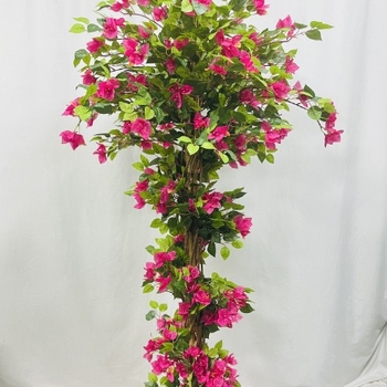 Τεχνητά Bougainvillea και Hydrangea – κρεμαστή διακόσμηση τοίχου για γάμους, με πλαστικό, μεταξωτά άνθη και απαλό PVC; Στυλ, εκτύπωση οθόνης; Φωτογραφικά props, οικιακή διακόσμηση