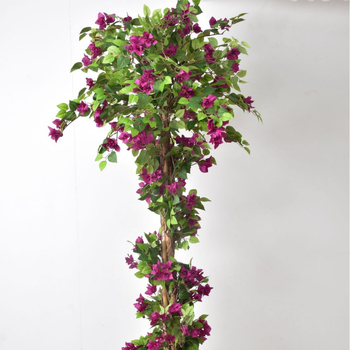 Τεχνητά Bougainvillea και Hydrangea – κρεμαστή διακόσμηση τοίχου για γάμους, με πλαστικό, μεταξωτά άνθη και απαλό PVC; Στυλ, εκτύπωση οθόνης; Φωτογραφικά props, οικιακή διακόσμηση