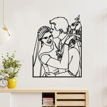 Εξατομικευμένο σιδερένιο έργο τοίχου με κρεμαστό – μοντέρνος μινιμαλιστικός χαρακτήρας-άγαλμα, προσαρμοσμένη επεξεργασία, εκτύπωση λογοτύπου, ημιχειροποίητη κατασκευή