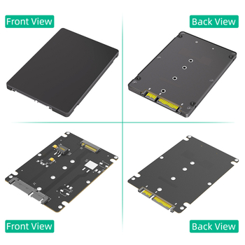 NGFF(M.2) към SATA адаптер карта - SATA 3.0 интерфейс, M.2 форм фактор, марка Great-Q, модел M2